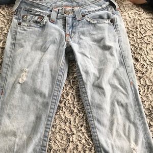 True religion 25 jeans distressed